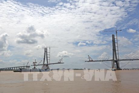 Cầu Vàm Cống sẽ hợp long vào ngày 29/9