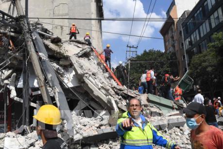 Động đất mạnh tại Mexico: Thương vong tăng mạnh