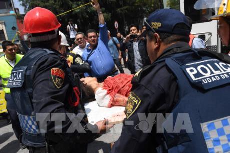 Động đất mạnh ở Mexico: Hơn 100 người thiệt mạng