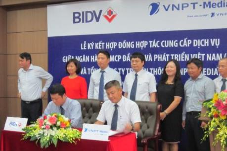 BIDV và VNPT-Media ký kết hợp đồng hợp tác cung cấp dịch vụ
