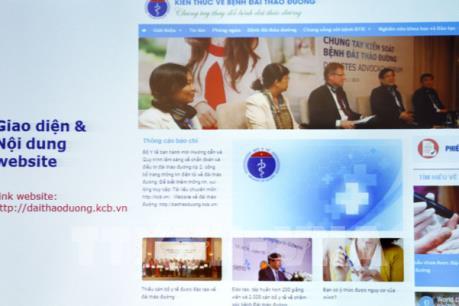 Ra mắt trang thông tin điện tử về đái tháo đường