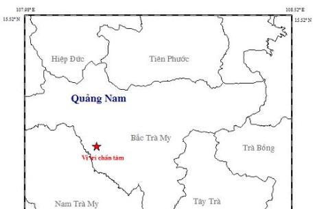 Tin mới nhất về động đất tại vùng thủy điện Sông Tranh 2, Quảng Nam