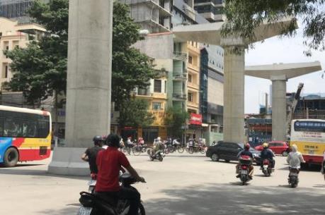 Tiềm ẩn nguy cơ mất an toàn giao thông tại Dự án đường sắt đô thị Nhổn - ga Hà Nội