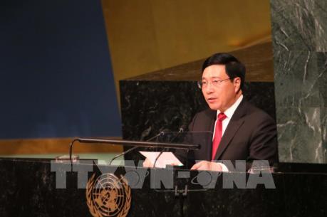 Các hoạt động của Phó Thủ tướng Phạm Bình Minh tại Khoá họp Đại hội đồng Liên hợp quốc