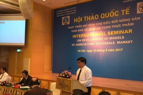 Xây dựng hệ thống chợ đầu mối nông sản an toàn vệ sinh thực phẩm