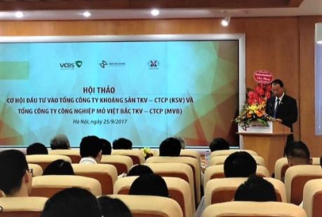 Cơ hội đầu tư vào Tcty Khoáng sản TKV và Tcty công nghiệp Mỏ Việt Bắc TKV