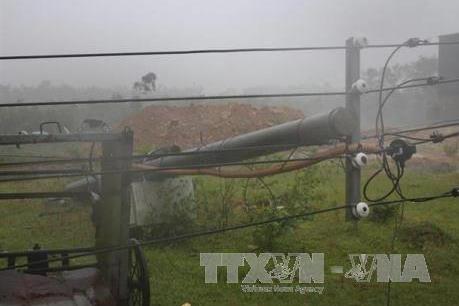 Phó Chủ tịch nước Đặng Thị Ngọc Thịnh thăm, hỗ trợ tỉnh Hà Tĩnh thiệt hại do bão số 10