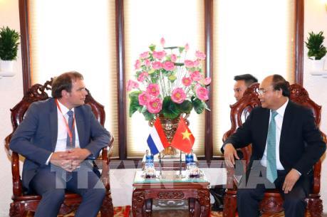 Thủ tướng Nguyễn Xuân Phúc tiếp Phó Cao Ủy Chương trình Đồng bằng Hà Lan