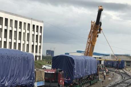 Đoàn tàu số 2 và 3 dự án Cát Linh – Hà Đông đã tập kết an toàn về khu Depot của dự án