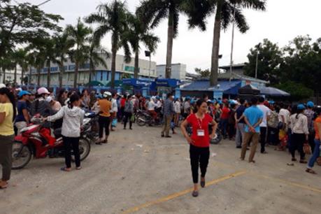 Hơn 6.000 công nhân Công ty TNHH Giầy Venus Việt Nam trở lại làm việc