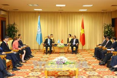 Thủ tướng Nguyễn Xuân Phúc gặp gỡ Trưởng đại diện các tổ chức Liên Hợp quốc tại Việt Nam