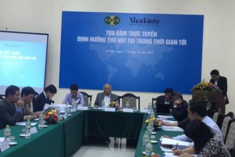 Hình thành định hướng và chính sách mới trong thu hút FDI