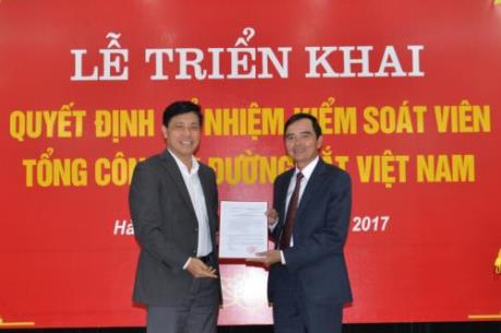 Bộ GTVT thay kiểm soát viên chuyên trách tại Tổng công ty Đường sắt