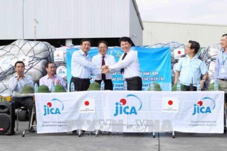 Tiếp nhận viện trợ của Nhật Bản cho các tỉnh bị thiệt hại bởi thiên tai