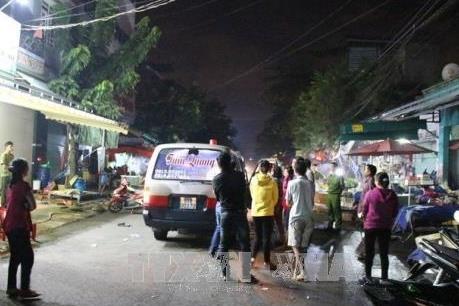 Cháy ki-ốt khiến 1 người chết và 3 người bị thương