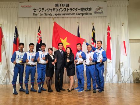 Honda Việt Nam lần thứ 5 giành chiến thắng hội thi hướng dẫn viên LXAT quốc tế