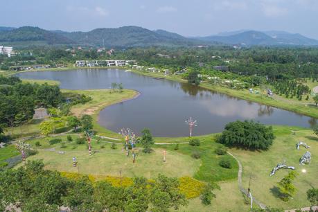 Không gian nghệ thuật Flamingo hút khách đến thăm