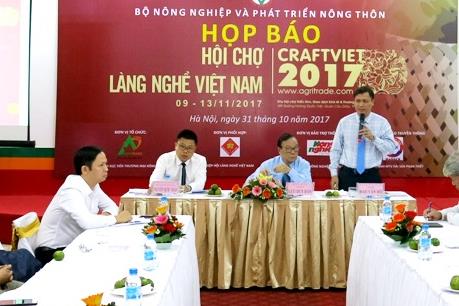  Hội chợ Làng nghề Việt Nam 2017 sẽ diễn ra từ ngày 9-13/11