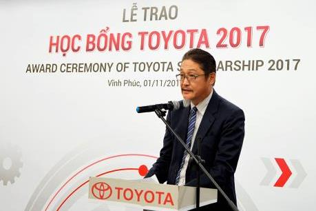 Toyota Việt Nam trao học bổng cho 115 sinh viên xuất sắc 16 trường đại học