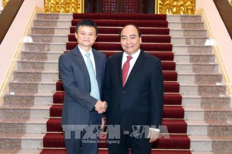 Thủ tướng Nguyễn Xuân Phúc tiếp Chủ tịch Tập đoàn Alibaba