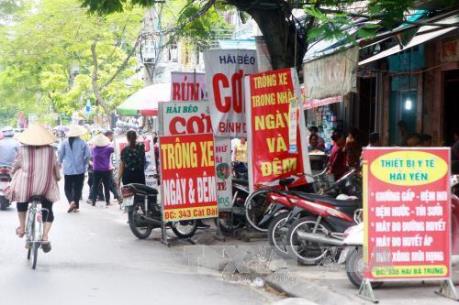 Thí điểm cho thuê vỉa hè một số tuyến đường
