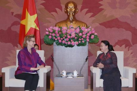 Chủ tịch Quốc hội tiếp Giám đốc Quốc gia UNDP tại Việt Nam