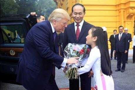 Chùm ảnh Tổng thống Hợp chúng quốc Hoa Kỳ Donald Trump thăm cấp Nhà nước tới Việt Nam