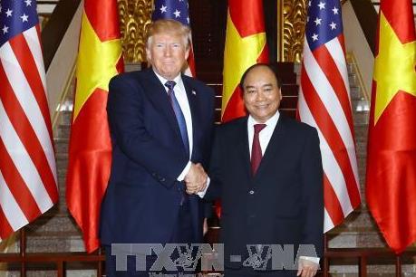 Thủ tướng Nguyễn Xuân Phúc hội kiến Tổng thống Hoa Kỳ Donald Trump