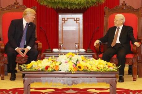 Tổng Bí thư Nguyễn Phú Trọng tiếp Tổng thống Hoa Kỳ Donald Trump ​