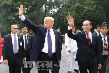 Tổng thống Mỹ Donald Trump kết thúc tốt đẹp chuyến thăm cấp Nhà nước Việt Nam