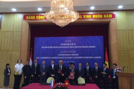 Việt Nam và Luxembourg ký kết Hiệp định khung hợp tác