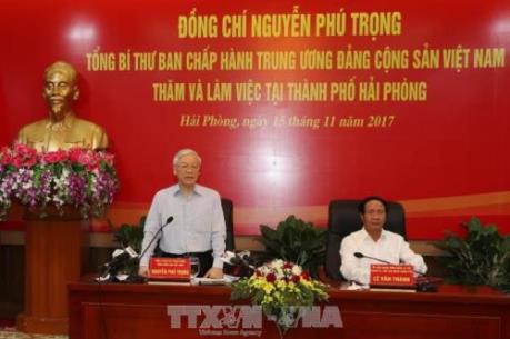 TBT Nguyễn Phú Trọng: Xây dựng thành phố cảng Hải Phòng xanh, văn minh, hiện đại, bền vững