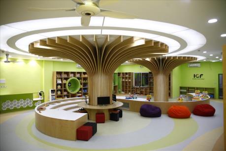 Khai trương thư viện văn hoá thiếu nhi theo mô hình phức hợp đầu tiên tại Việt Nam