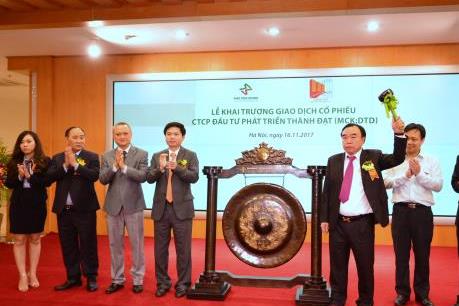 Đầu tư Phát triển Thành Đạt niêm yết cổ phiếu trên HNX