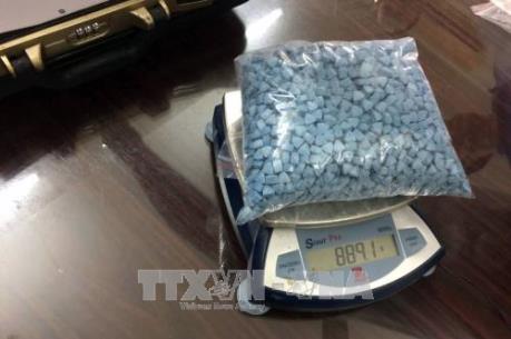 Bắt quả tang 2 đối tượng vận chuyển trái phép lượng lớn ma túy tổng hợp