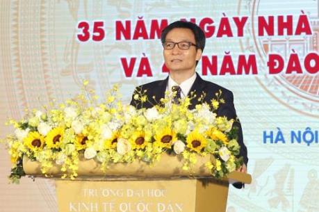 Phó Thủ tướng Vũ Đức Đam: Đào tạo tiến sĩ phải đặt chất lượng lên hàng đầu