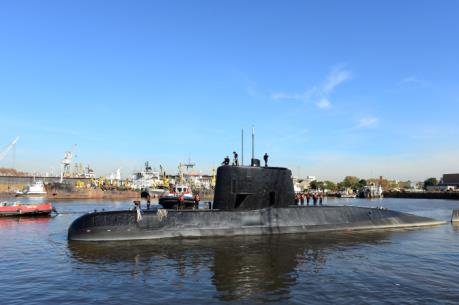 Argentina: Tín hiệu điện thoại vệ tinh không phát đi từ tàu ngầm mất tích