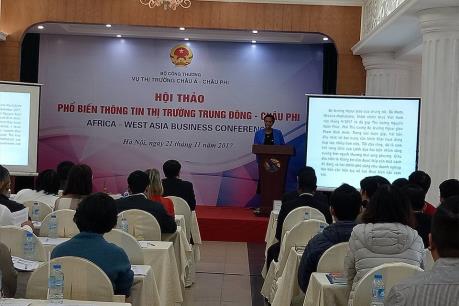 Xây dựng chiến lược xuất khẩu sang khu vực Trung Đông và châu Phi