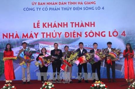 Khánh thành nhà máy thủy điện trên dòng sông Lô
