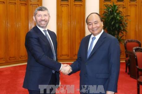 Thủ tướng Nguyễn Xuân Phúc tiếp Thứ trưởng Bộ Phát triển kinh tế Italia
