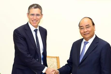 Thủ tướng Nguyễn Xuân Phúc tiếp Chủ tịch Tập đoàn VINCI (Pháp)