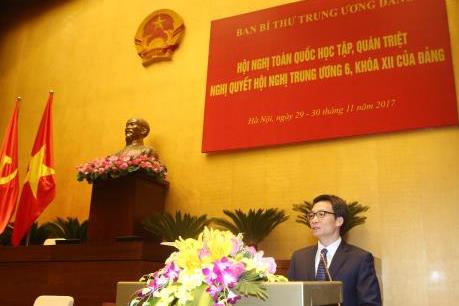 Tăng cường đôn đốc, kiểm tra, giám sát việc tổ chức thực hiện Nghị quyết Hội nghị TƯ 6