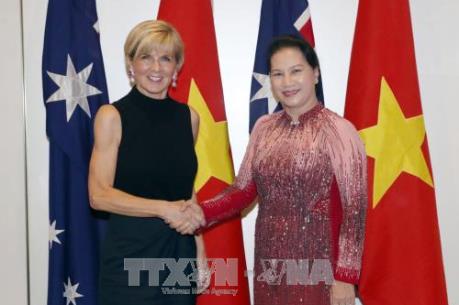 Chủ tịch Quốc hội Nguyễn Thị Kim Ngân gặp Ngoại trưởng Australia