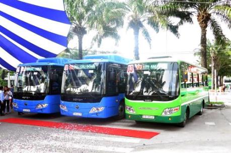 Tp. Hồ Chí Minh khai trương 3 tuyến xe buýt kiểu mẫu