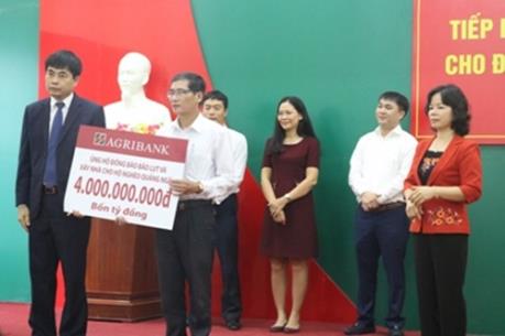 Agribank tiếp tục hỗ trợ người dân các tỉnh ven biển khắc phục thiệt hại sau bão