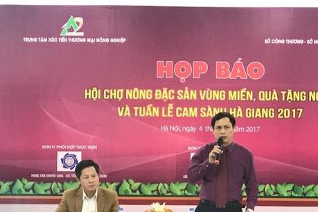 Sắp diễn ra hội chợ nông đặc sản vùng miền 2017 tại Hà Nội
