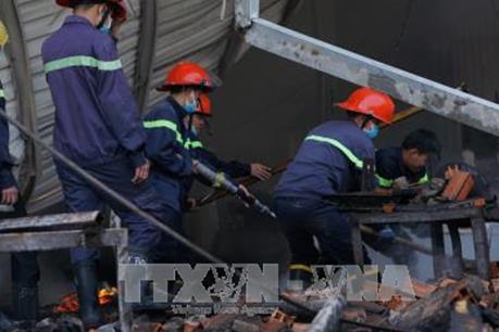 Điều tra nguyên nhân cháy tại Công ty TNHH MTV sản xuất Bình Nhâm