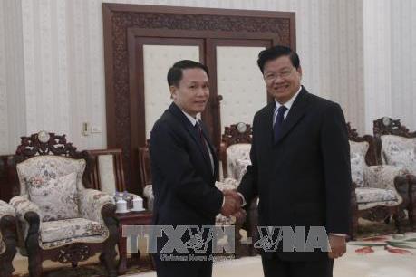 Lãnh đạo Lào đánh giá cao sự hỗ trợ và giúp đỡ của TTXVN