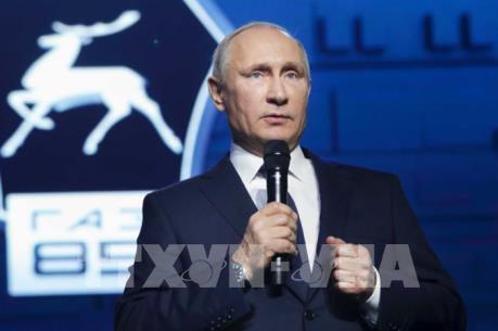 Tổng thống Nga Vladimir Putin tuyên bố tranh cử tổng thống năm 2018