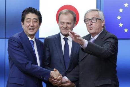 EU và Nhật Bản thông báo hoàn tất đàm phán FTA